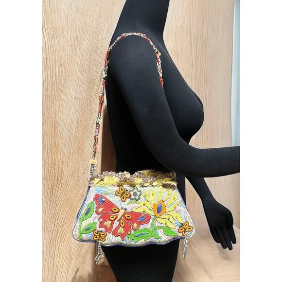 Vintage Mary Frances #954-44 "Damsel" Shoulder Bag - Picture 8 of 13